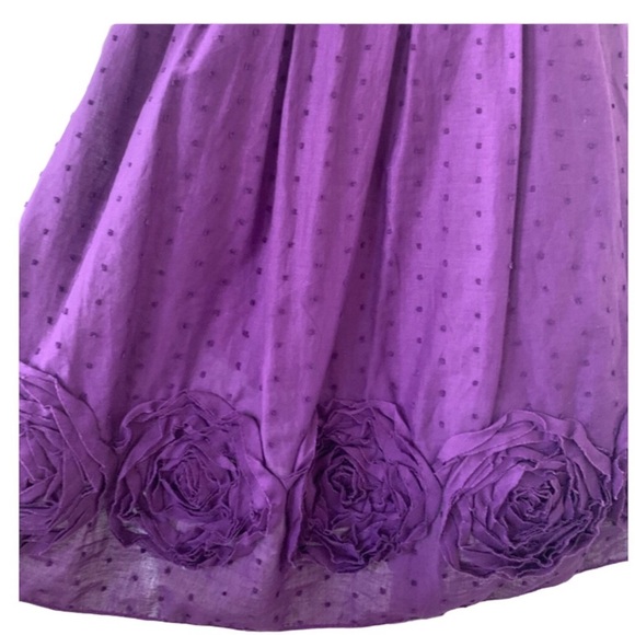 I.N. San Francisco Purple Rose Border Sundress 5 - Picture 11 of 13